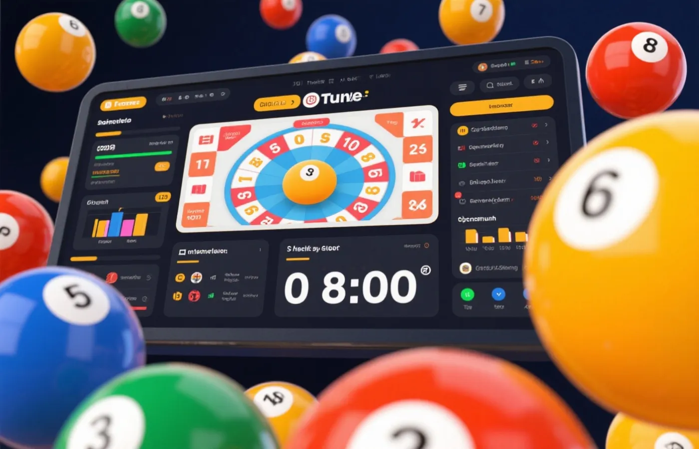 开奖直播界面示意图