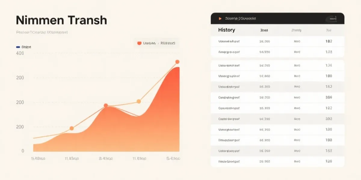 历史开奖记录与号码趋势示意图